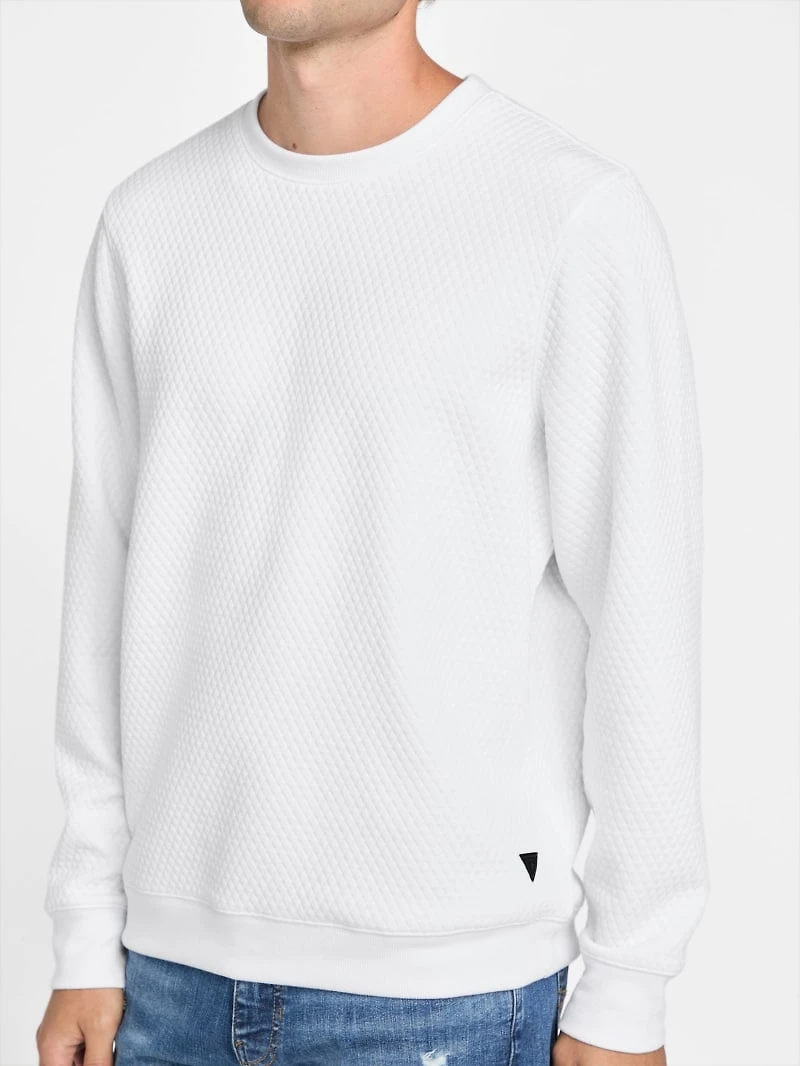 Omar Jacquard Crewneck Pullover