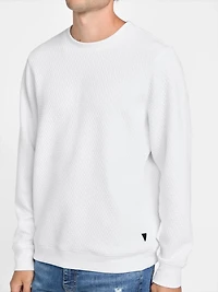 Omar Jacquard Crewneck Pullover