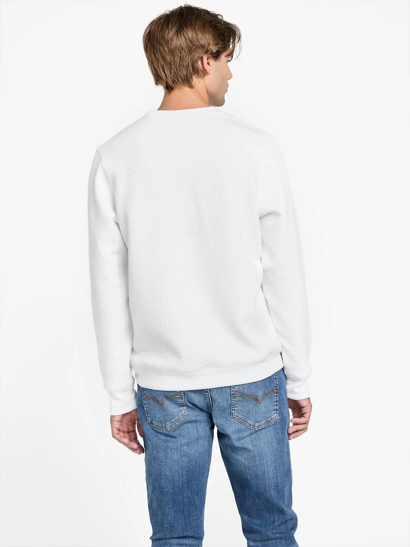 Omar Jacquard Crewneck Pullover