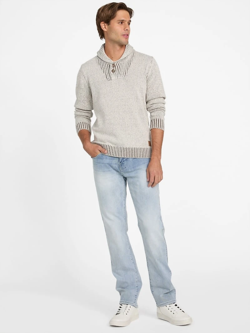 Leo Marled Shawl Sweater