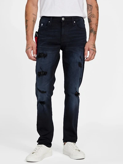 Jacques Destroyed Skinny Denim Jeans