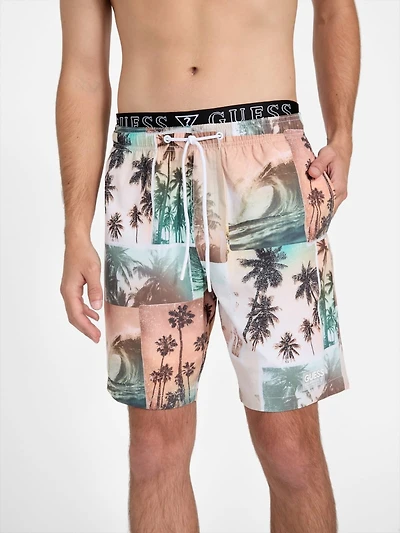 Tai Collage Volley Swim Shorts