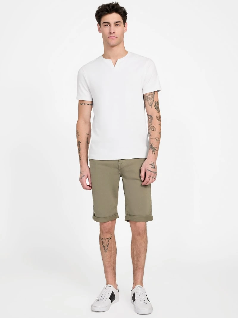 Eco Linus Knit Denim Shorts