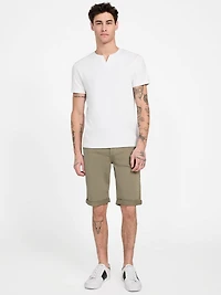 Eco Linus Knit Denim Shorts