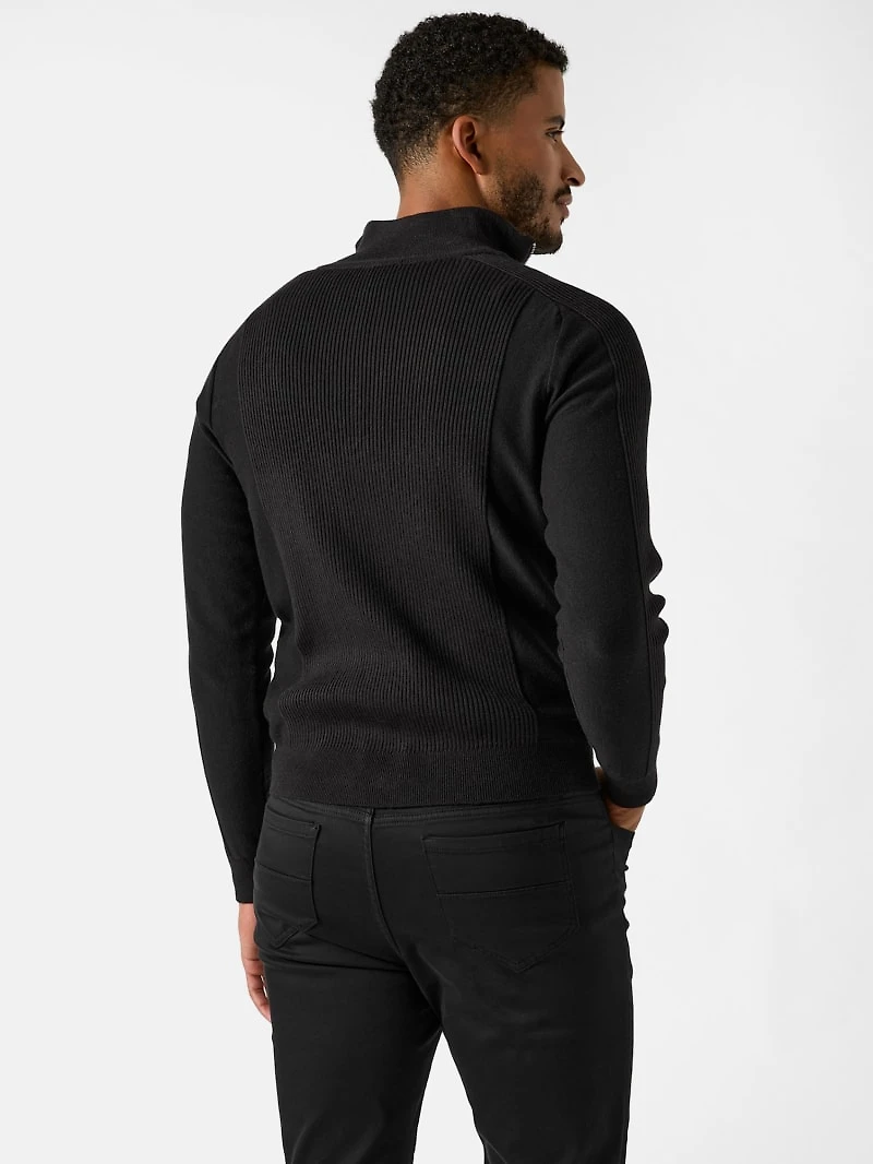 Melvin Wool-Blend Full-Zip Sweater