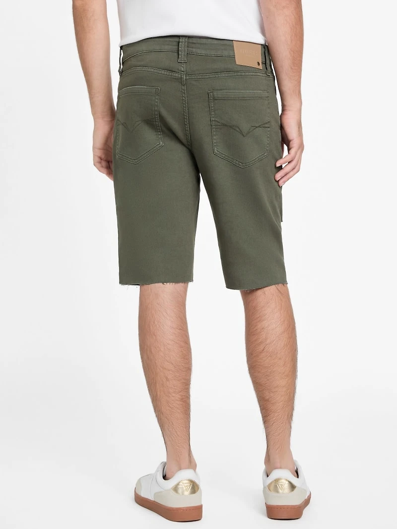 Clarke Destroyed Denim Shorts