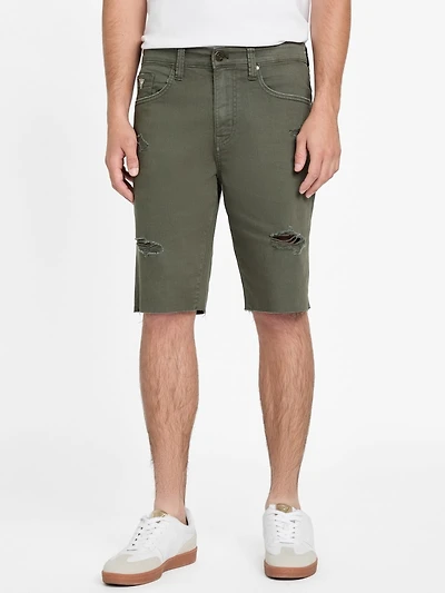 Clarke Destroyed Denim Shorts