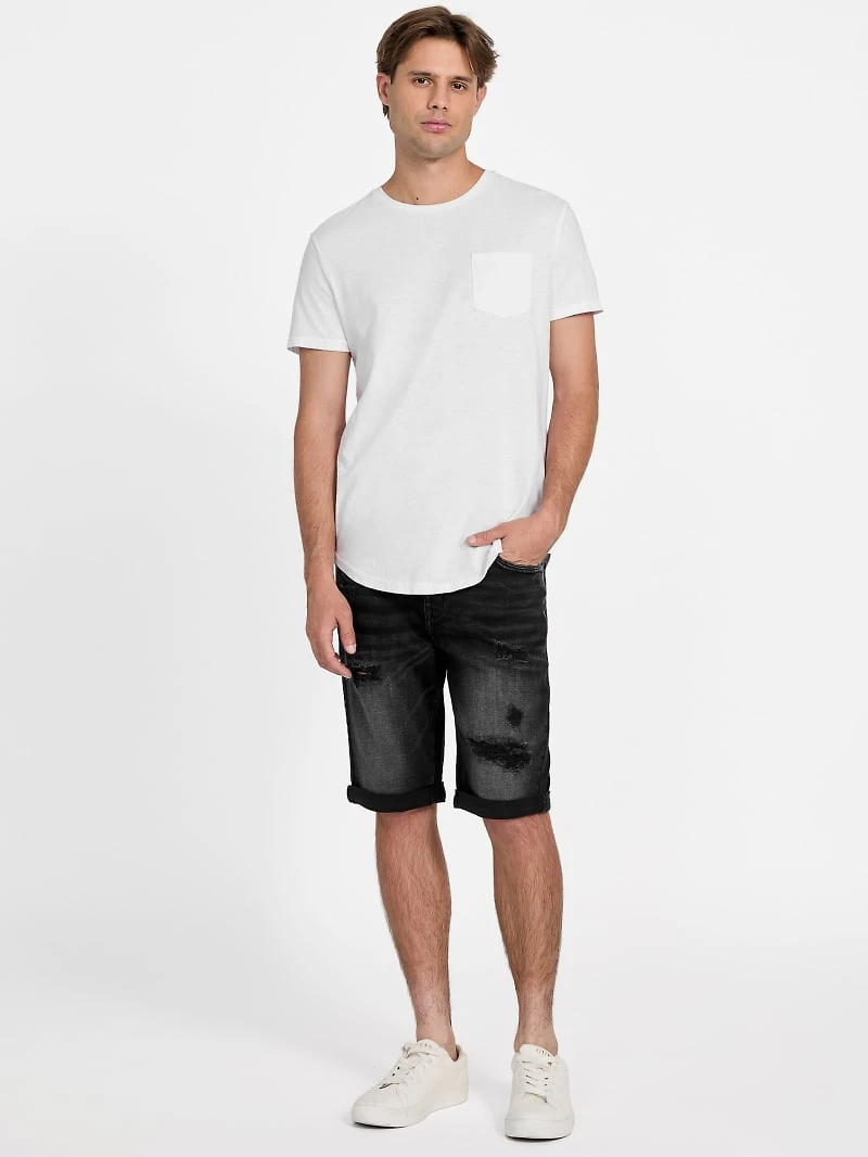 Linus Rolled Denim Shorts