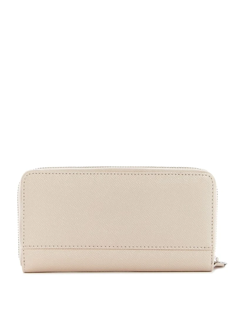 Abree Glitter Zip-Around Wallet