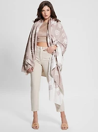 Fleece Peony Blanket