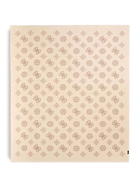 Fleece Peony Blanket