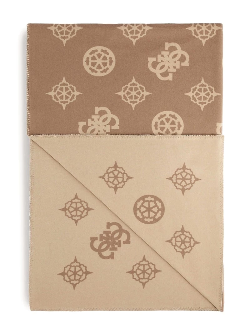 Fleece Peony Blanket