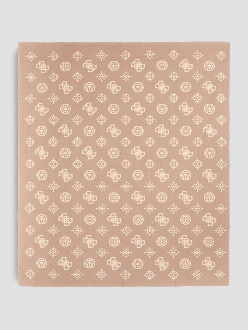 Fleece Peony Blanket