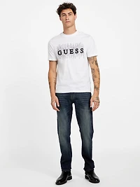 Toby Rhinestone Logo Crewneck Tee