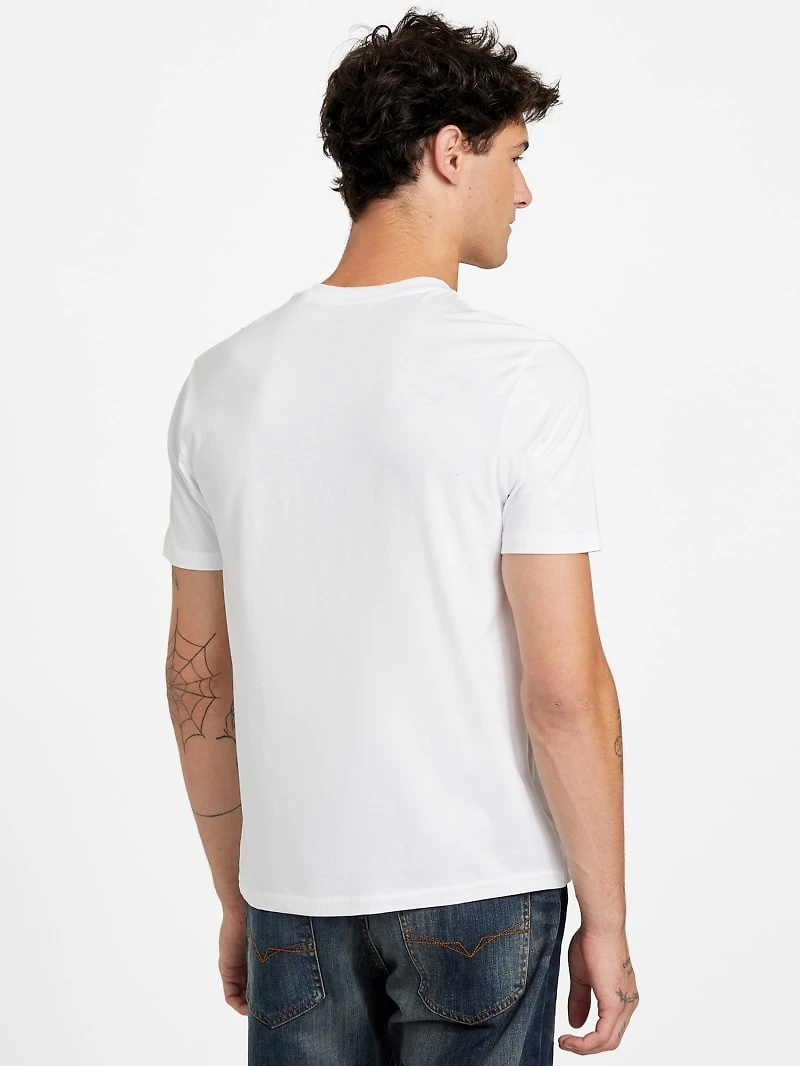 Toby Rhinestone Logo Crewneck Tee