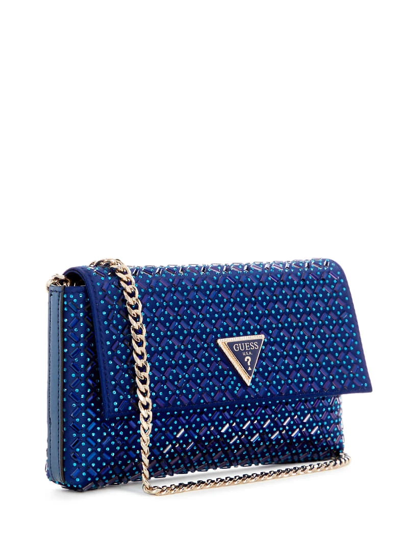 Zalina Rhinestone Clutch