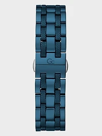 Gc Blue and Gold-Tone Chronograph Watch