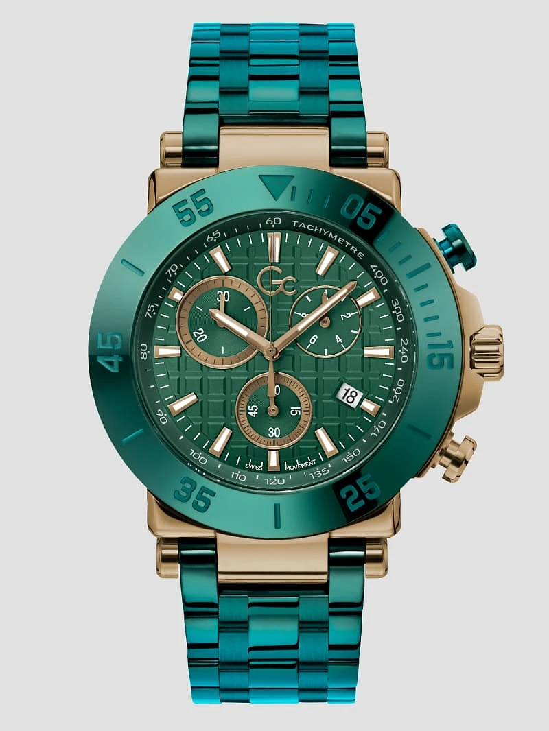 Green Chronograph Watch