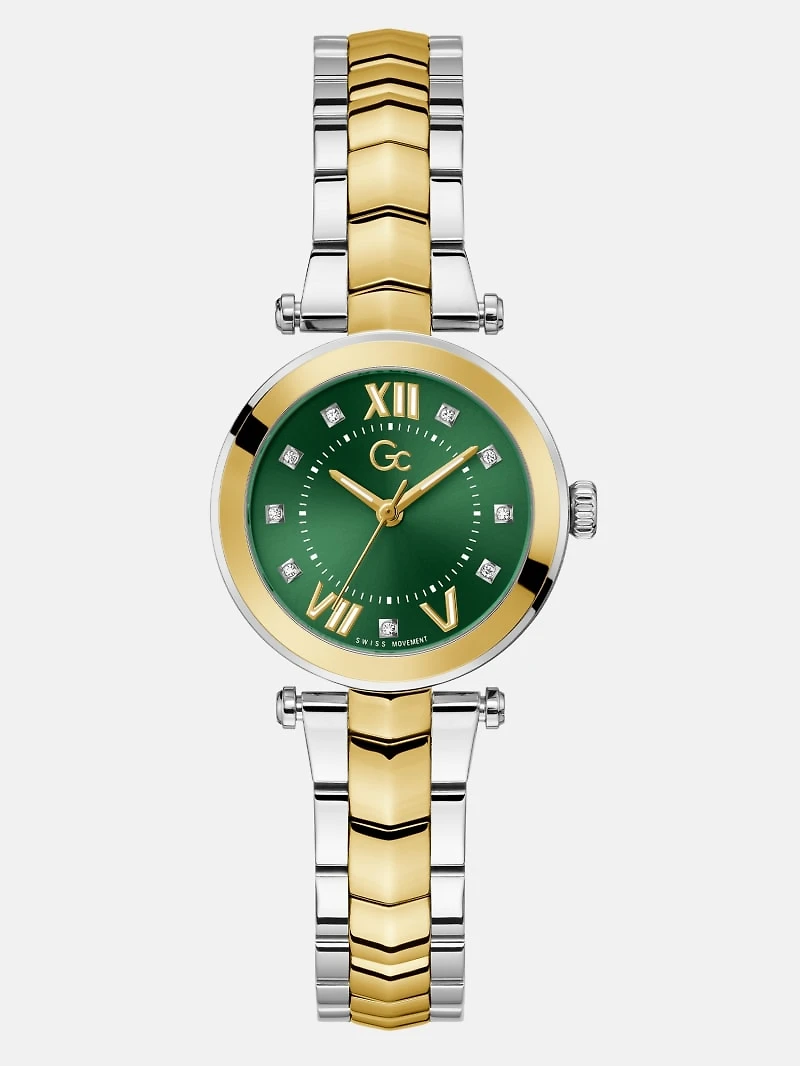 Gc Two-Tone Analog Watch