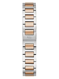 Two-Tone and Mother-of-Pearl Analog Watch