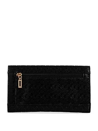 Abree Shiny Logo Slim Clutch Wallet