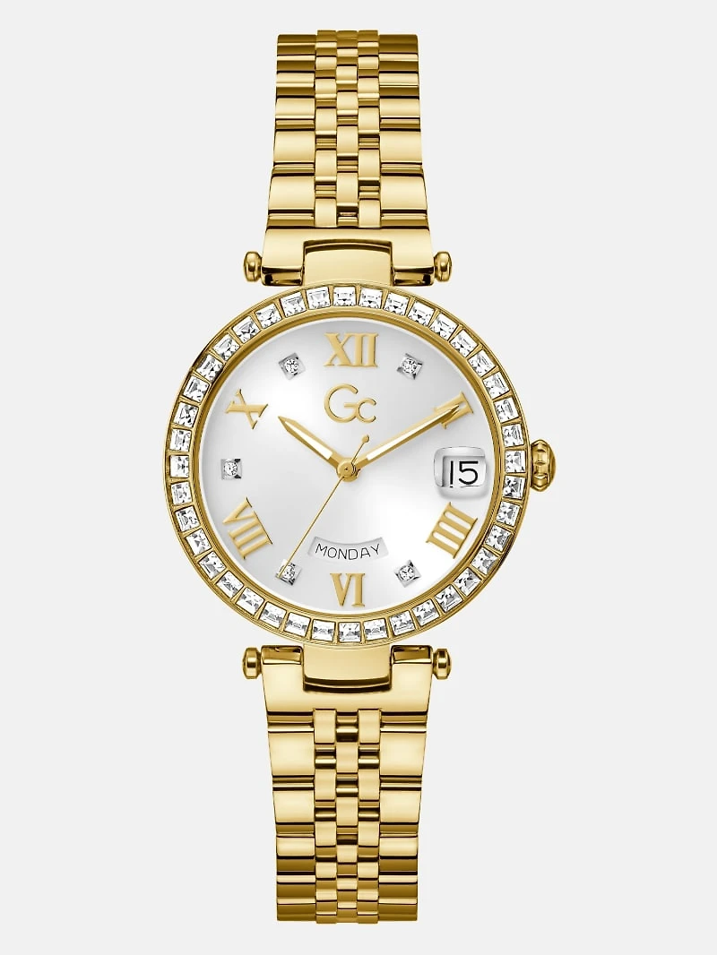 Gc Gold-Tone Analog Watch