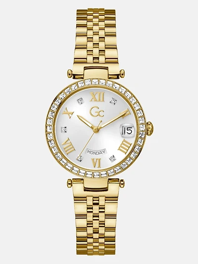 Gc Gold-Tone Analog Watch