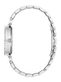 Gc Silver-Tone and Multifunctional Watch