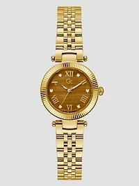 Gc Tigers Eye Gemstone Analog Watch