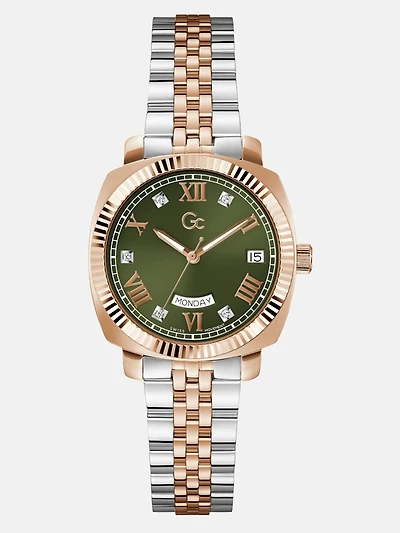 Gc Two-Tone Analog Watch