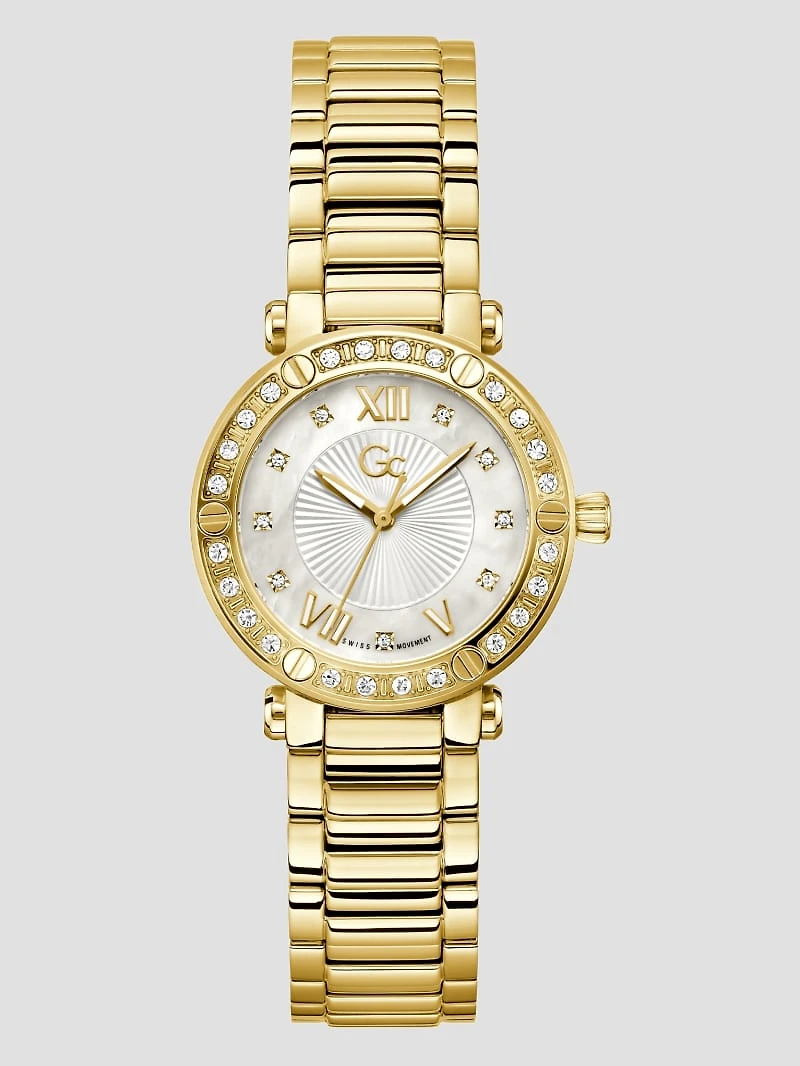 Gold-Tone Analog Watch
