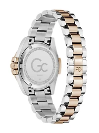 Two-Tone Analog Watch