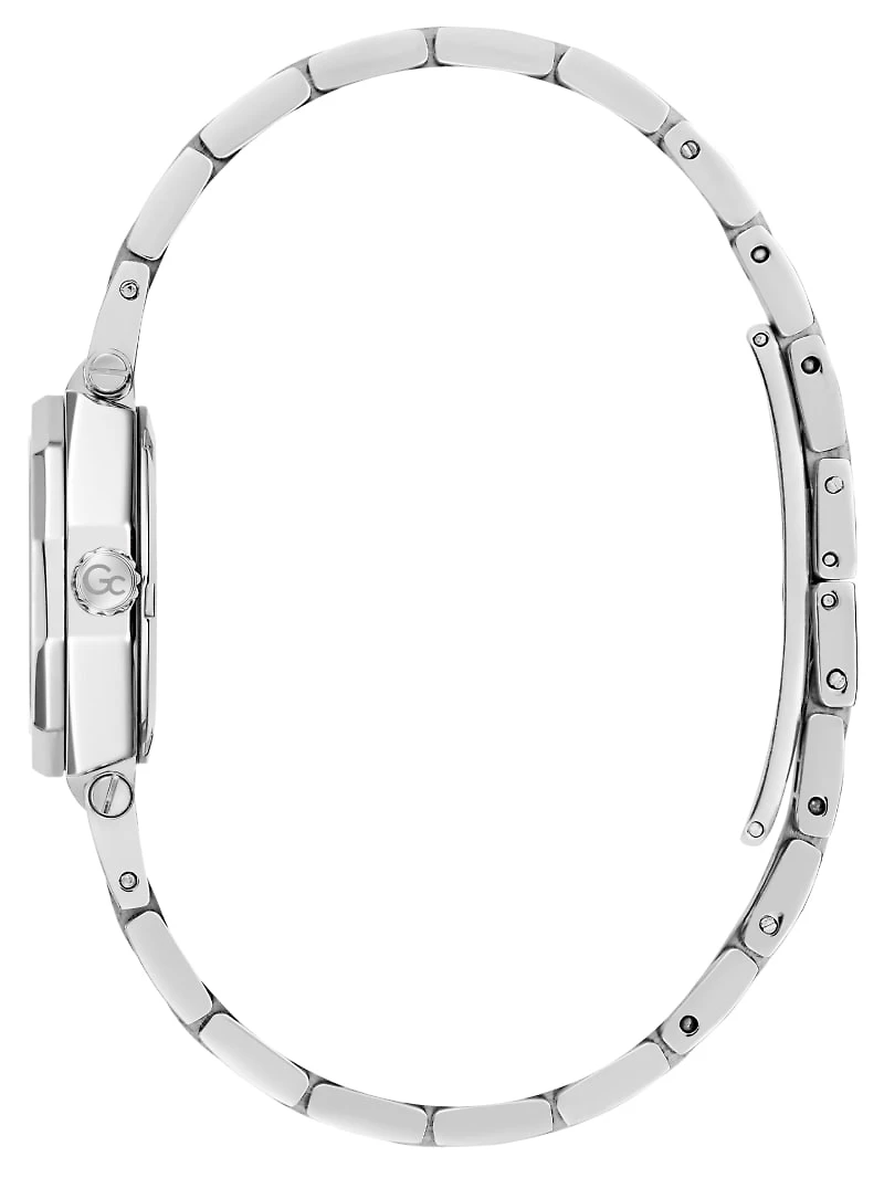 Gc Silver-Tone Analog Watch