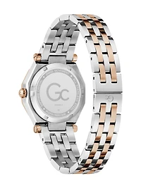 Gc Two-Tone Analog Watch