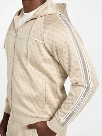 Eco Parimo Jacquard Full-Zip Hoodie