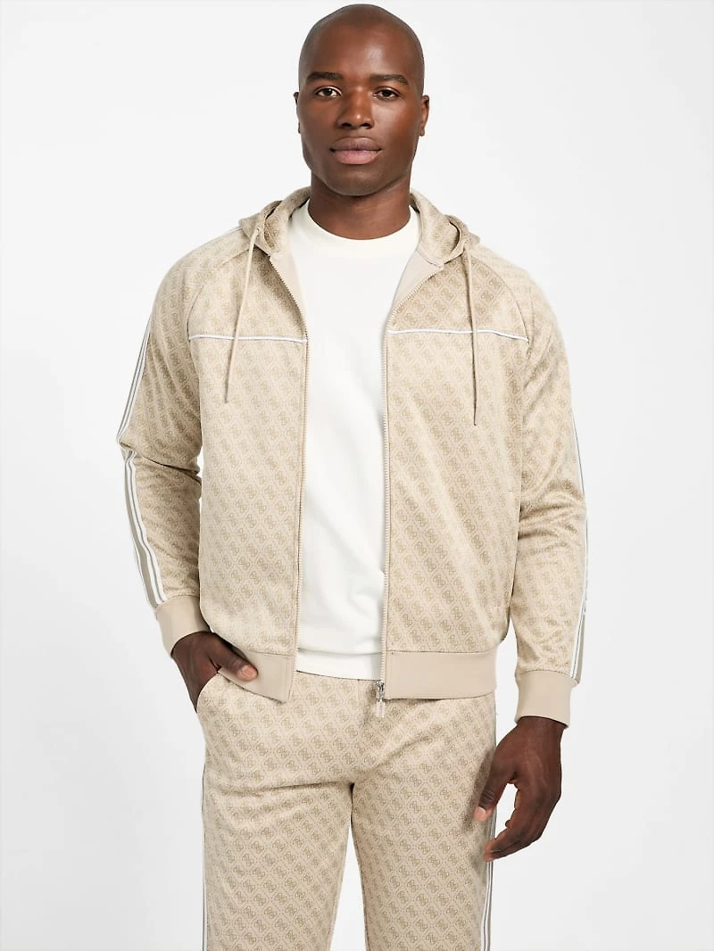 Eco Parimo Jacquard Full-Zip Hoodie