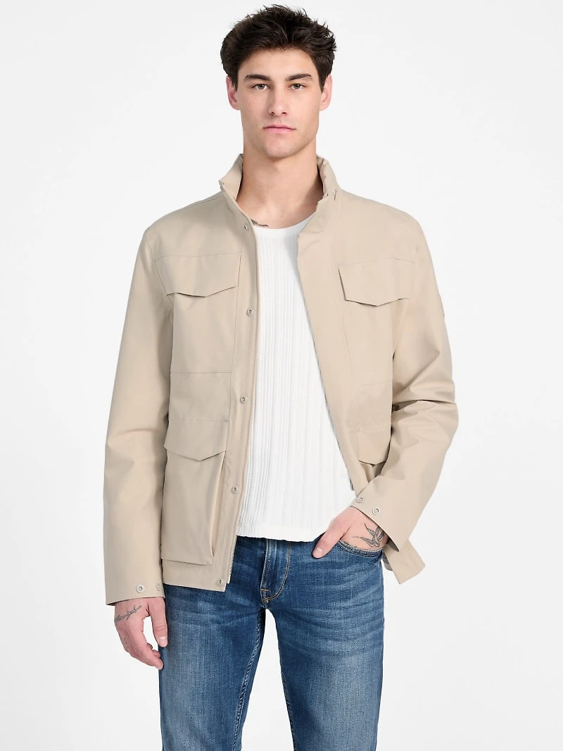 Dunwich Woven Hooded Utility Jacket