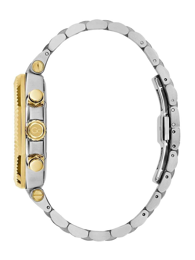 Gc Two-Tone Chronograph Watch