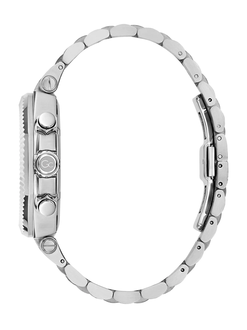 Gc Silver-Tone Multifunction Watch