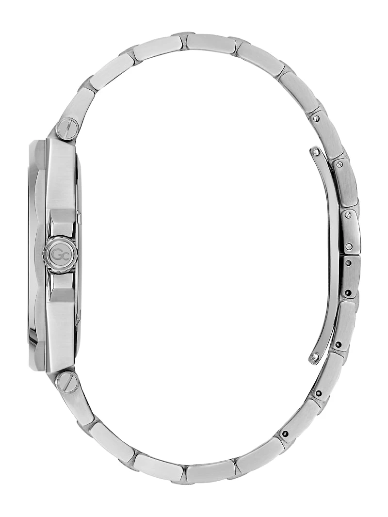 Gc Silver-Tone Multifunctional Watch