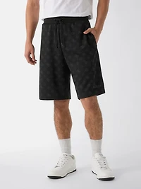All over logo shorts