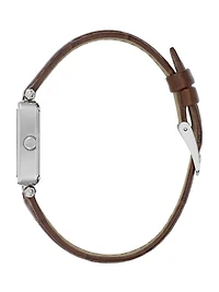 GC Genuine leather analogue watch