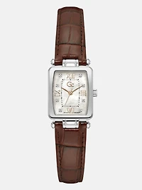 GC Genuine leather analogue watch