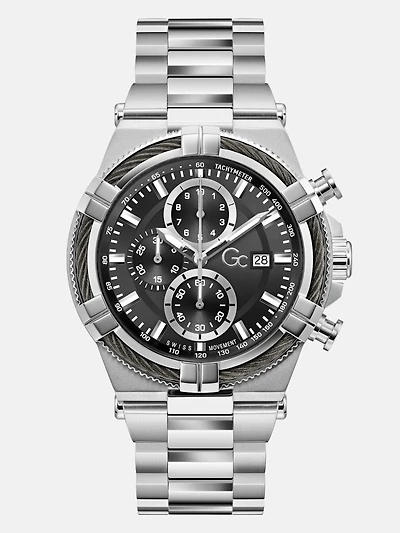 GC Stainless Steel multi-function watch 44 mm