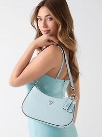 Noelle saffiano shoulder bag