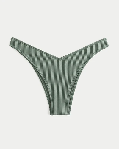 Ribbed High-Leg V-Waist Cheekiest