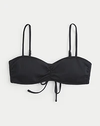 Ribbed Scoop Bikini Top