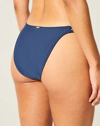 Beaded Double-Strap Cheeky Bikini Bottom