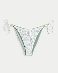 Reversible Side Tie Cheeky Bikini Bottom