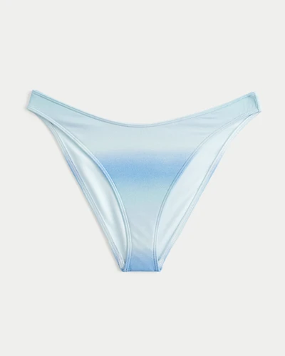 Shimmer High-Leg Cheeky Bikini Bottom